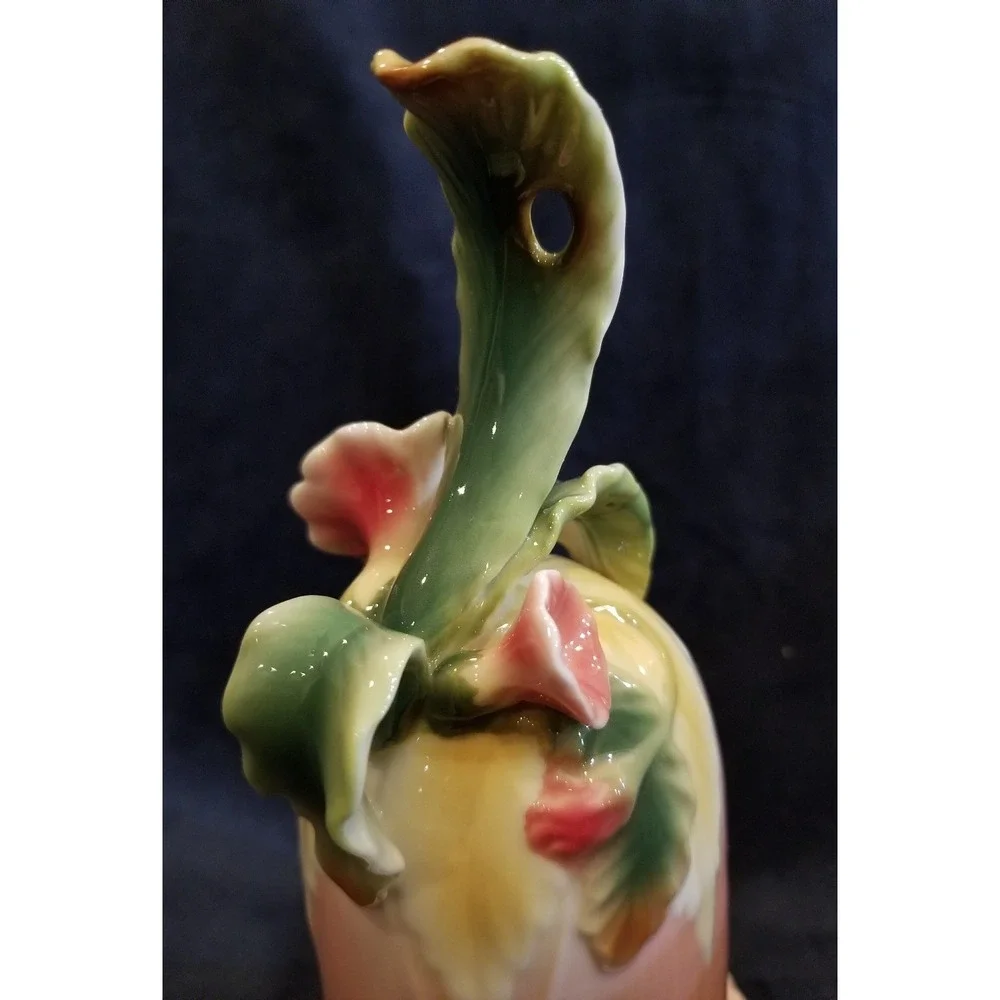 Vintage Unique Porcelain Flower Bell 6